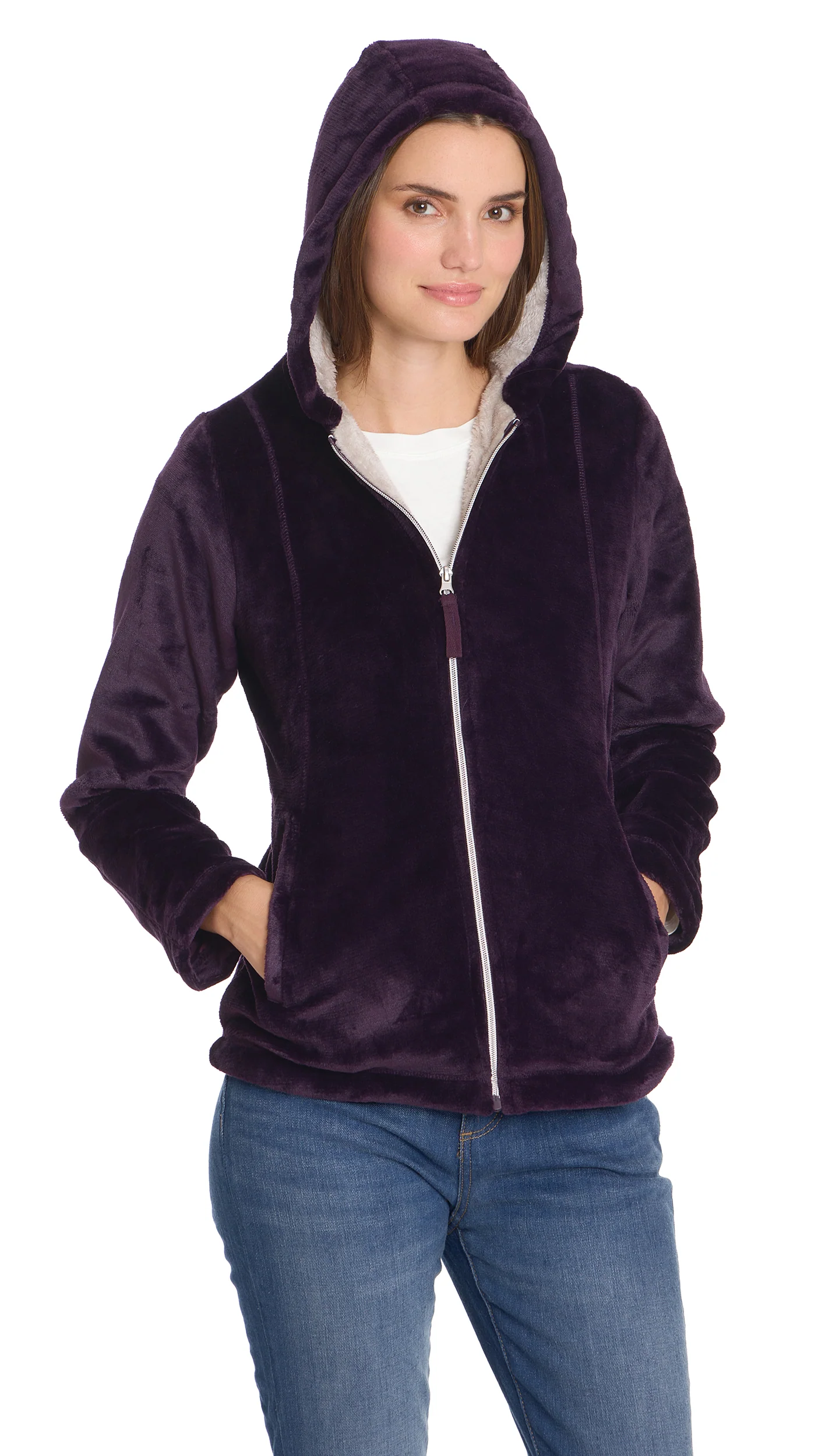 HOODED ZIP UP FLEECE JACKET - Image 6