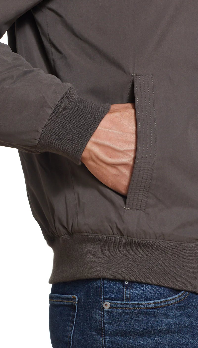 MICROFIBER FLEECE LINED BOMBER JACKET - Image 14