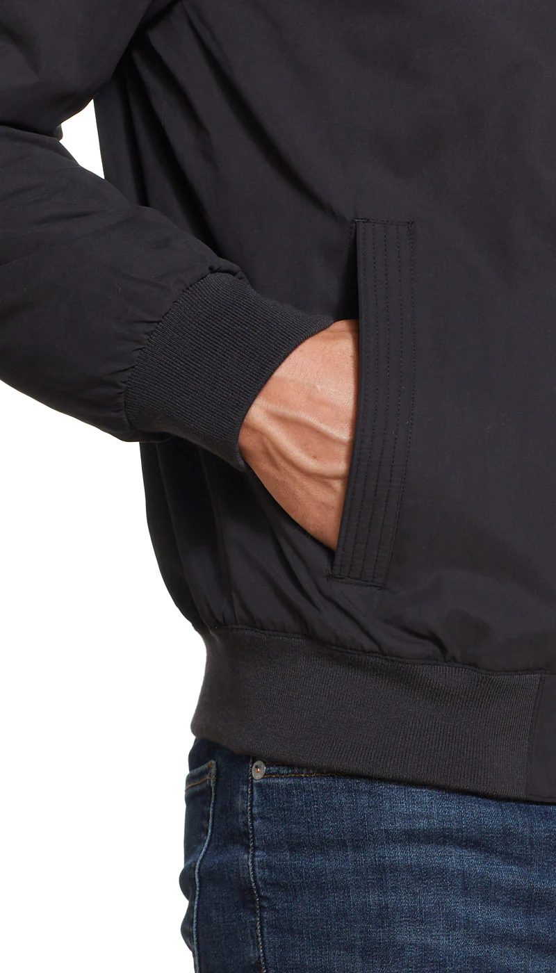 MICROFIBER FLEECE LINED BOMBER JACKET - Image 26
