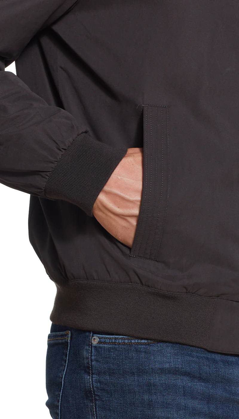 MICROFIBER FLEECE LINED BOMBER JACKET - Image 38
