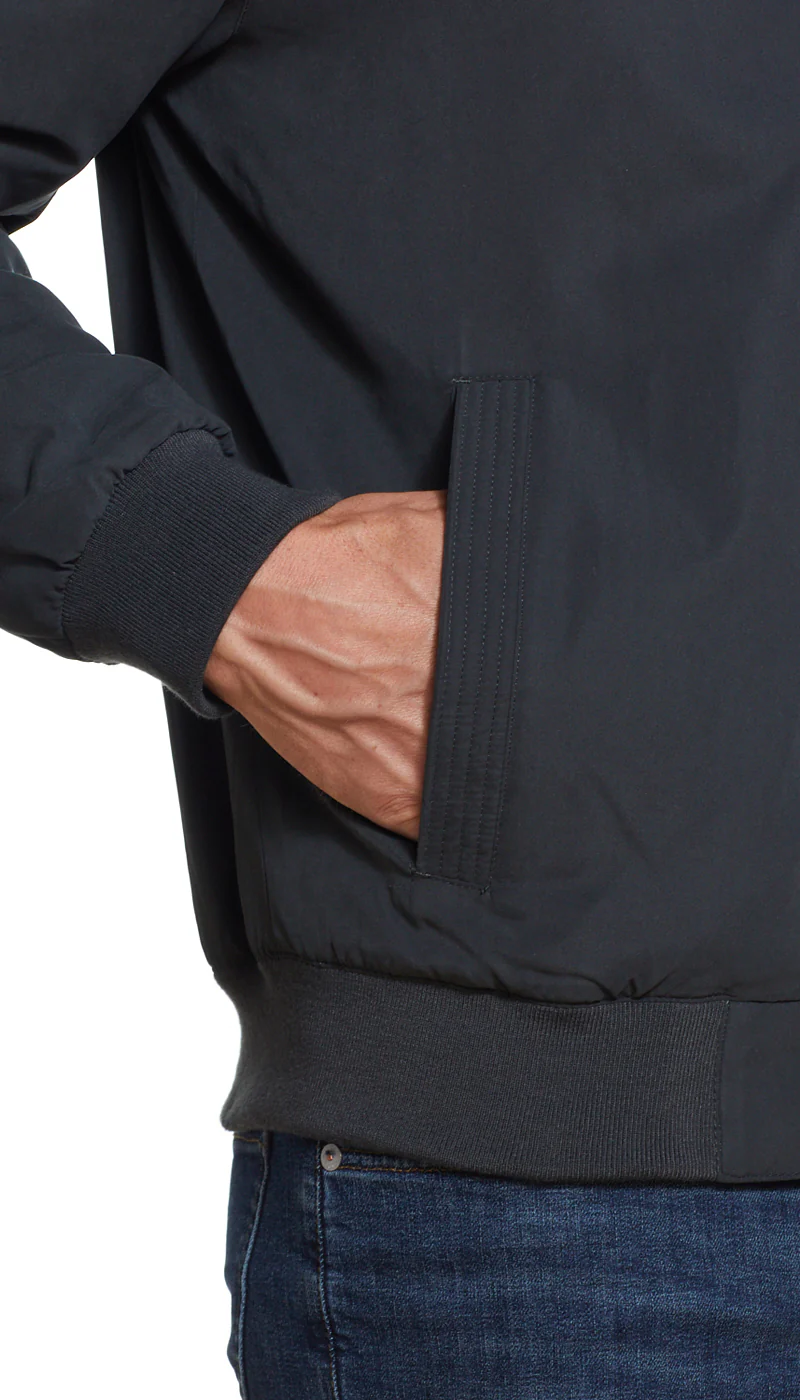 MICROFIBER FLEECE LINED BOMBER JACKET - Image 6
