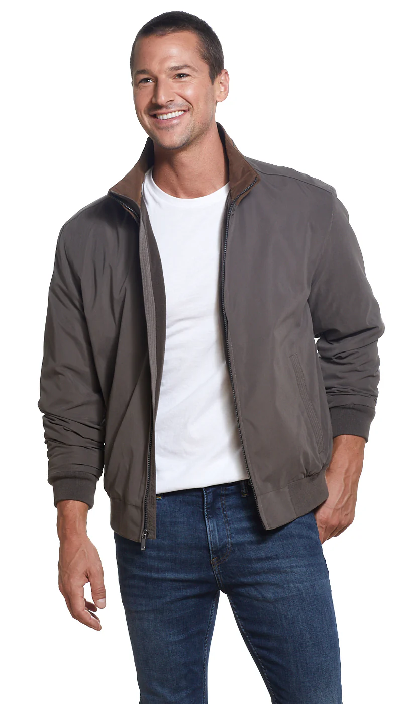 MICROFIBER FLEECE LINED BOMBER JACKET - Image 9