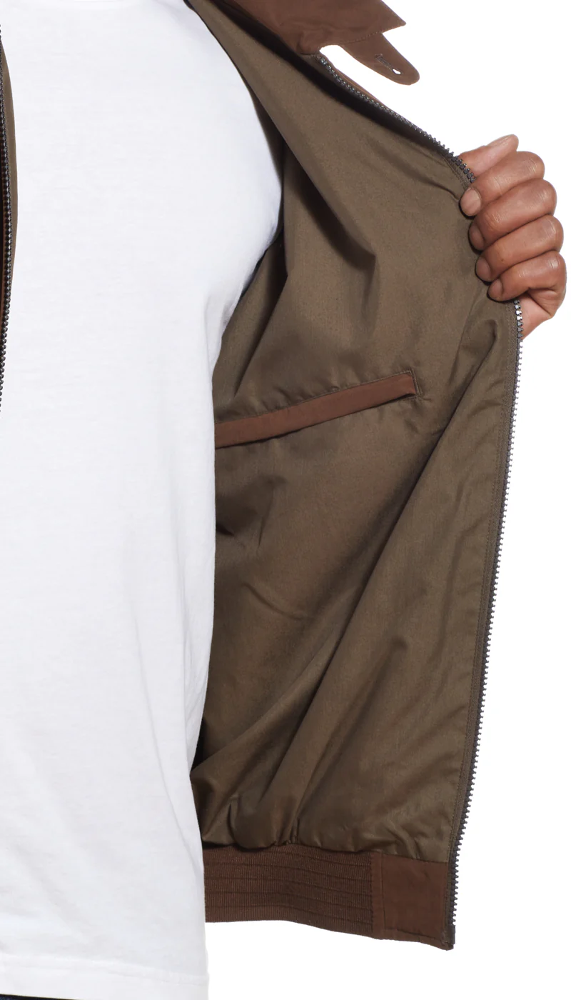 MICROFIBER GOLF JACKET - BOURBON - Image 4