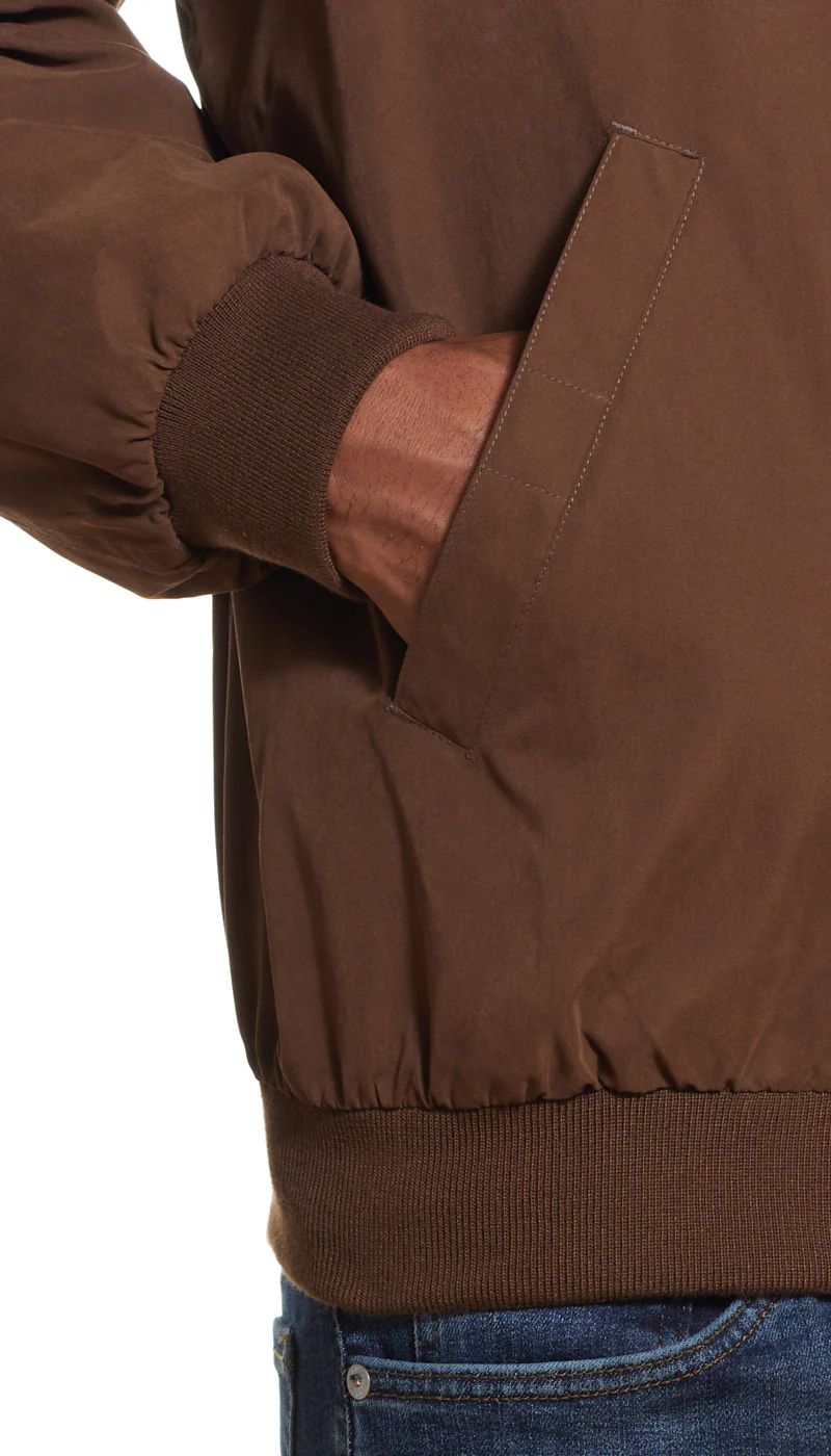 MICROFIBER GOLF JACKET - BOURBON - Image 5