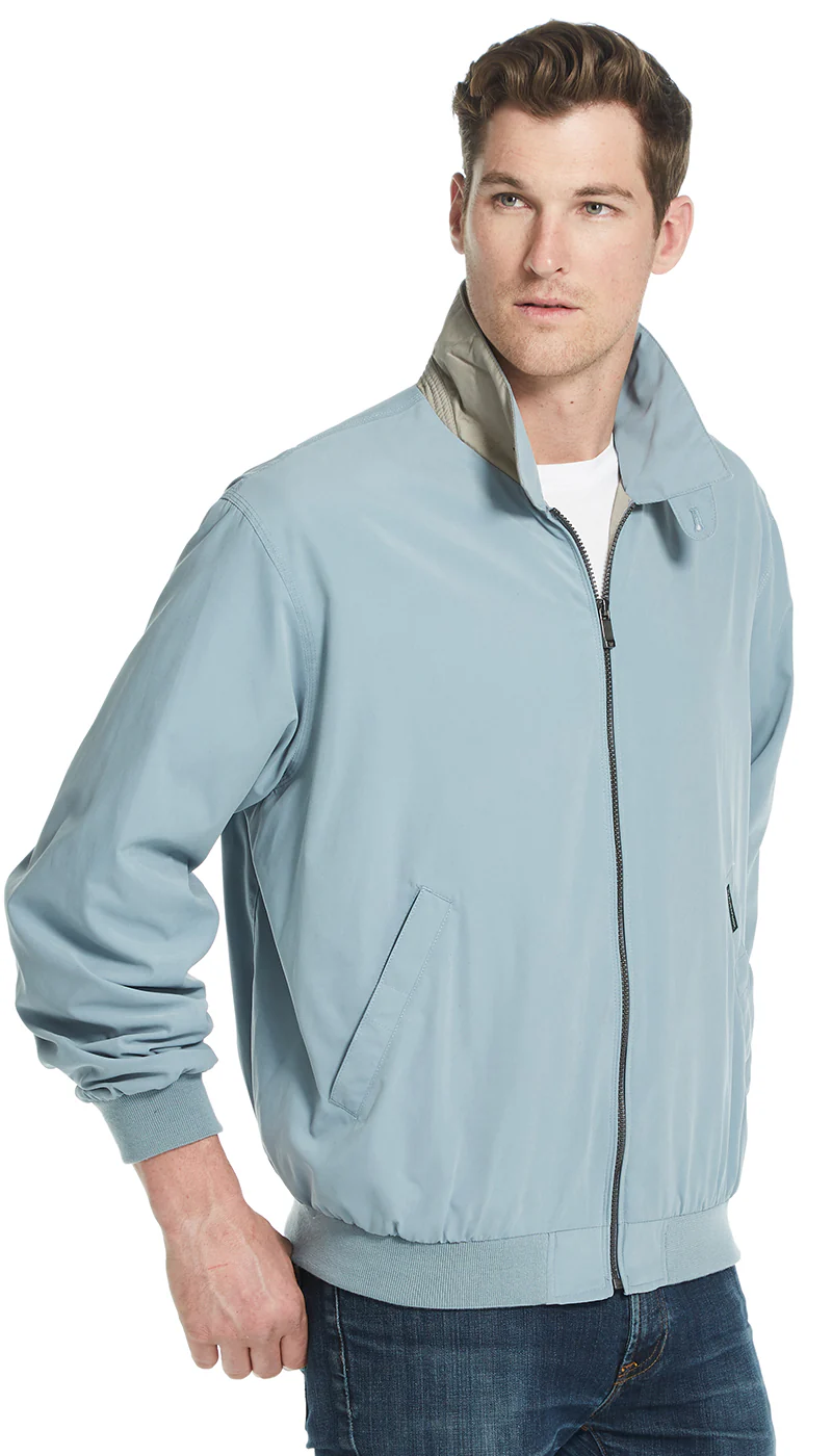 MICROFIBER GOLF JACKET - DUSK BLUE - Image 6