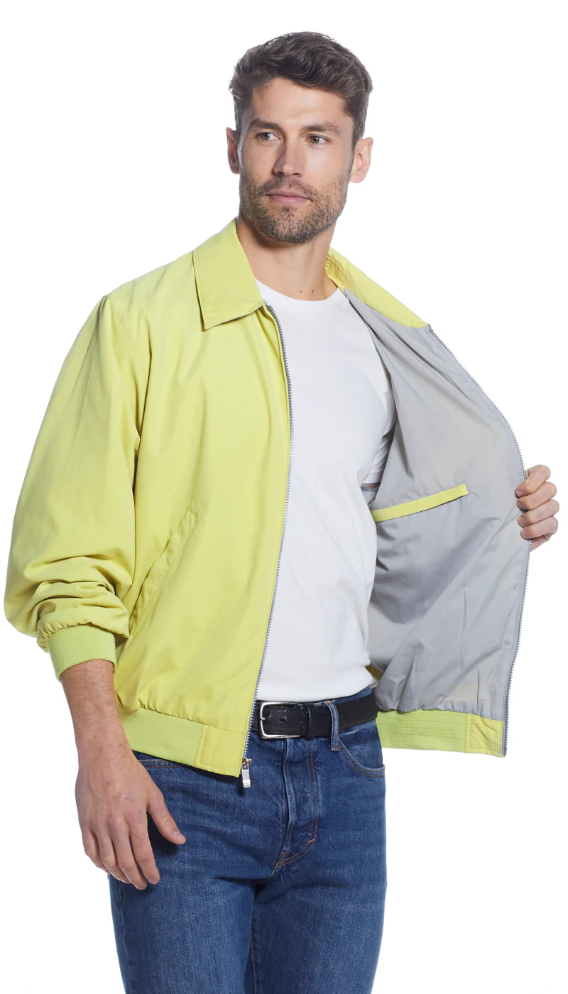 MICROFIBER GOLF JACKET - LEMON - Image 4