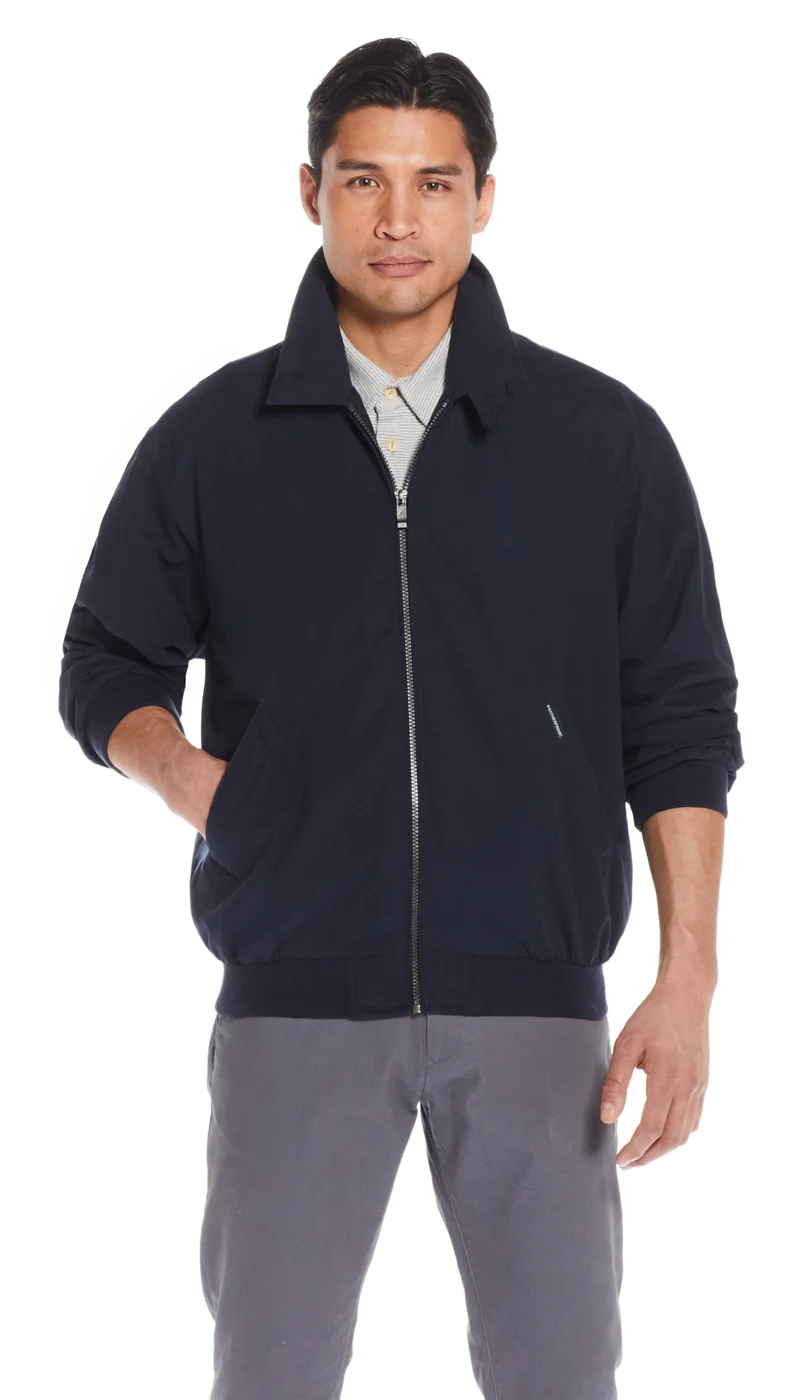 MICROFIBER GOLF JACKET - NAVY - Image 3