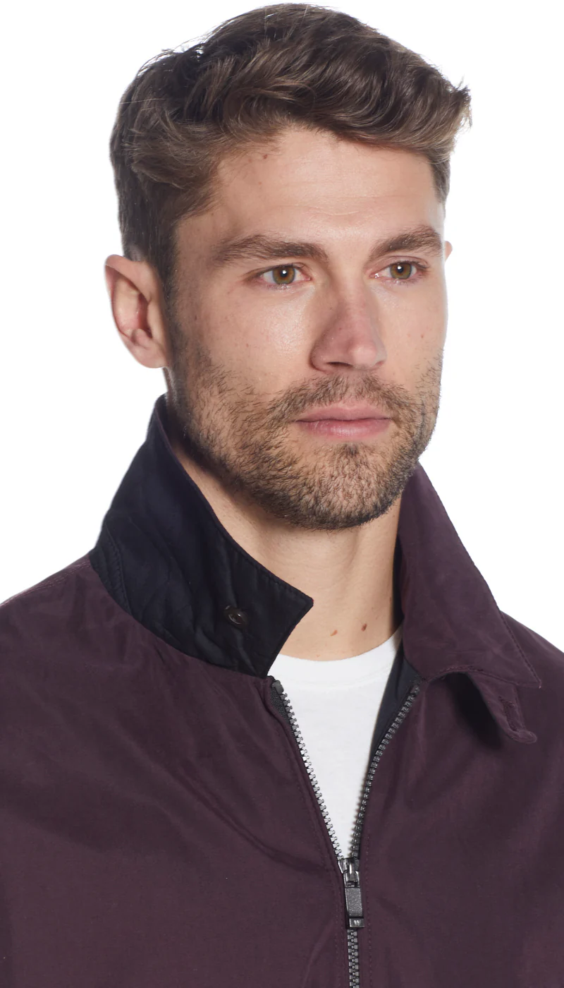 MICROFIBER GOLF JACKET - PLUM - Image 4