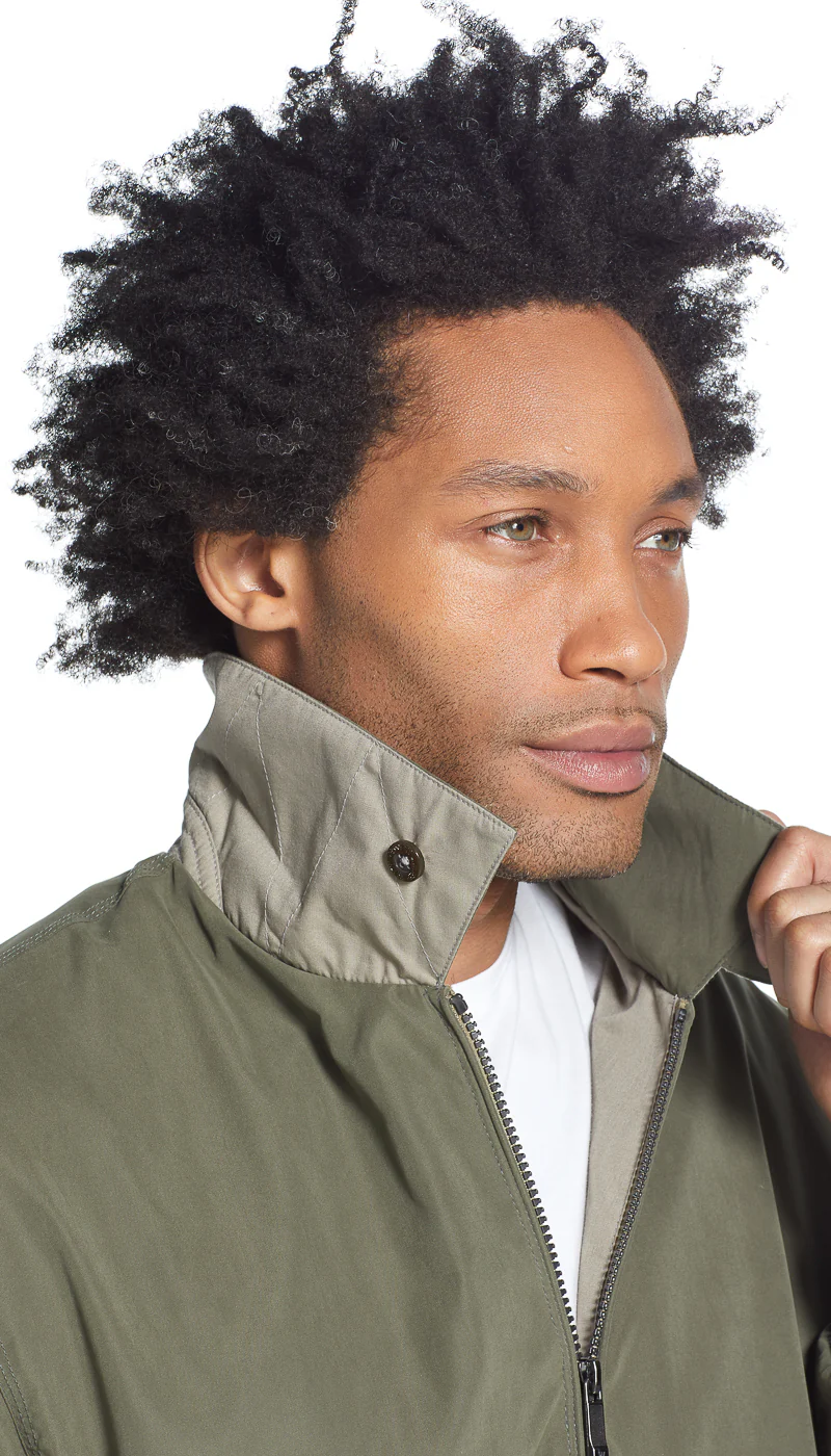 MICROFIBER GOLF JACKET - SAGE - Image 5