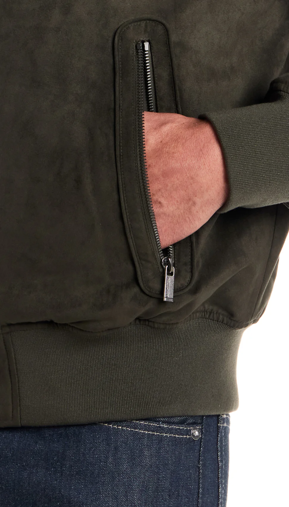 MICROSUEDE BOMBER JACKET - Image 15