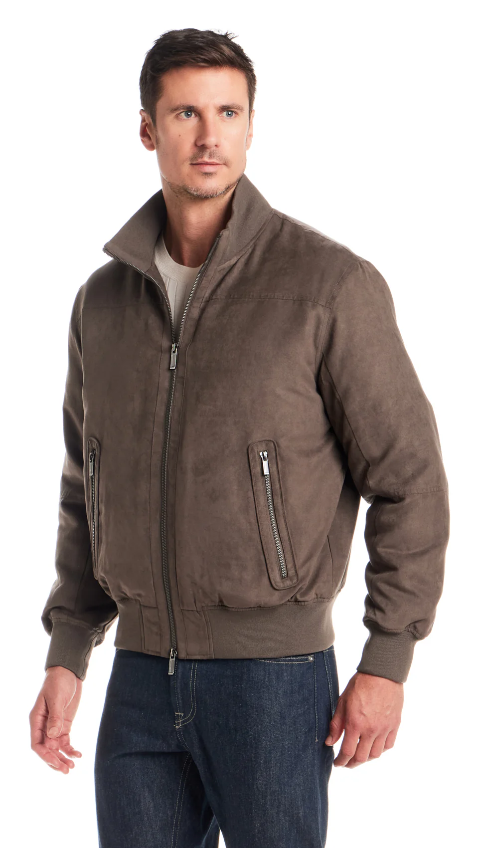 MICROSUEDE BOMBER JACKET - Image 19
