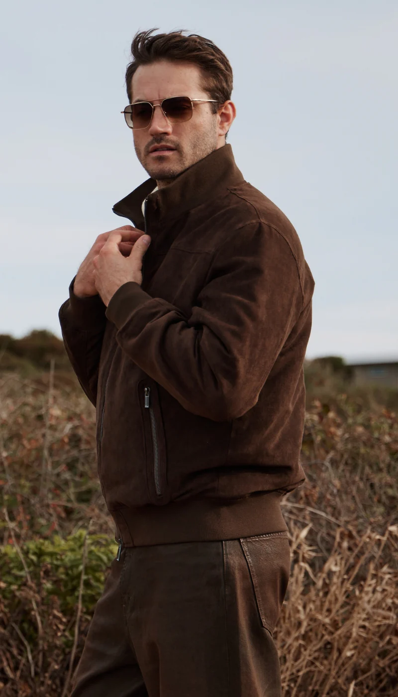 MICROSUEDE BOMBER JACKET - Image 27