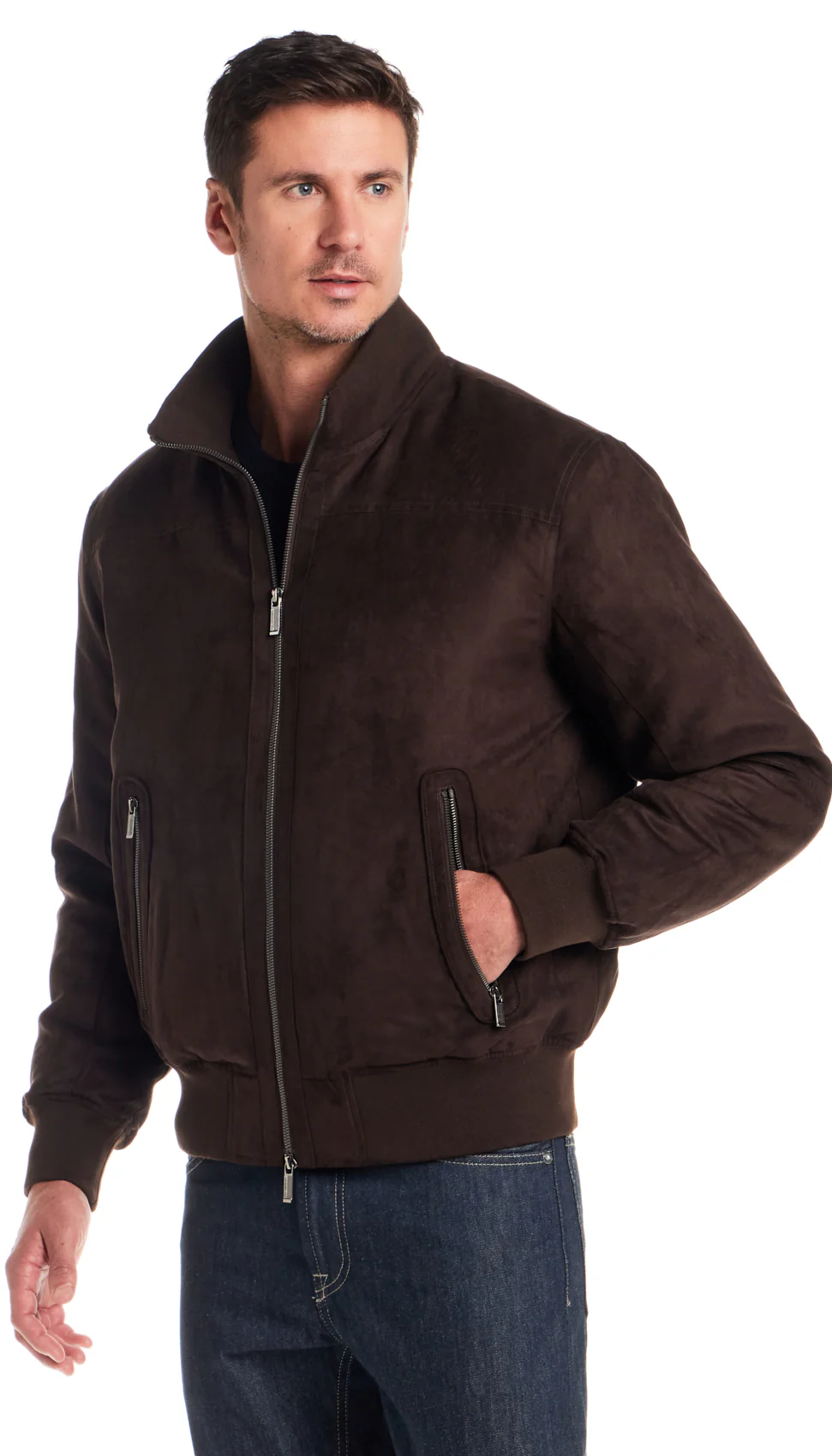 MICROSUEDE BOMBER JACKET - Image 34