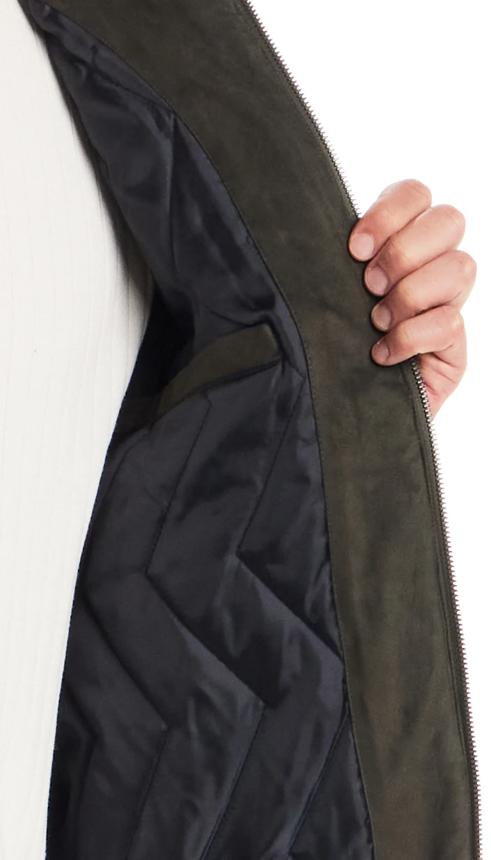 MICROSUEDE BOMBER JACKET - Image 6