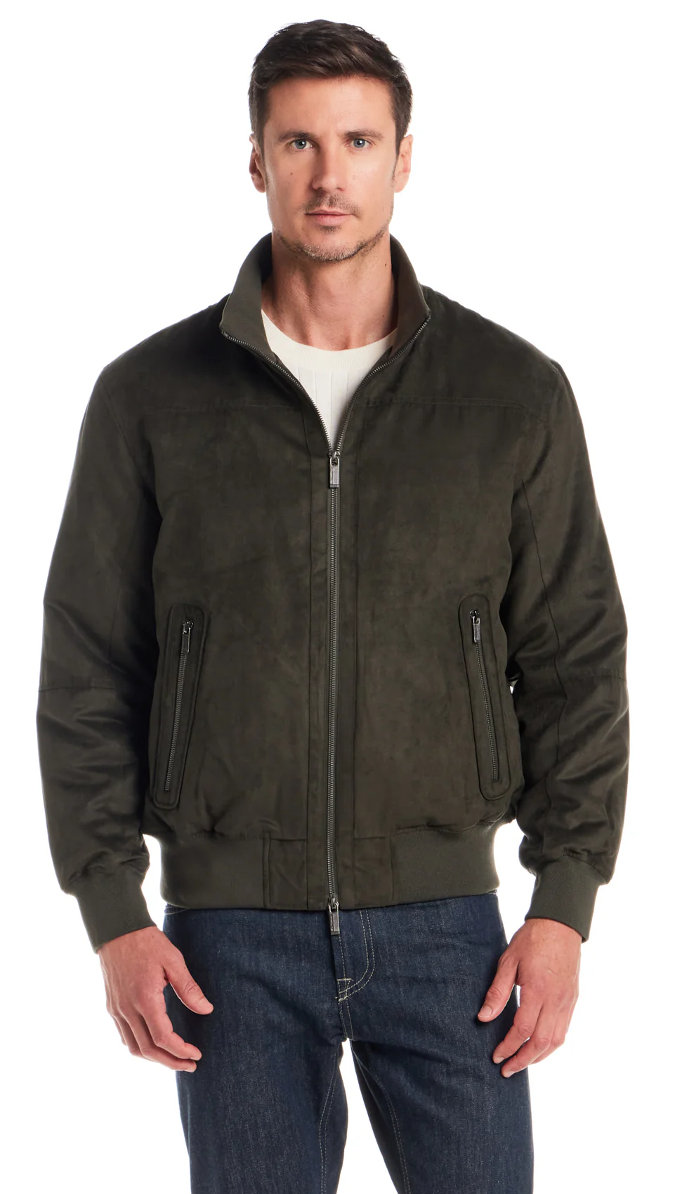 MICROSUEDE BOMBER JACKET - Image 7