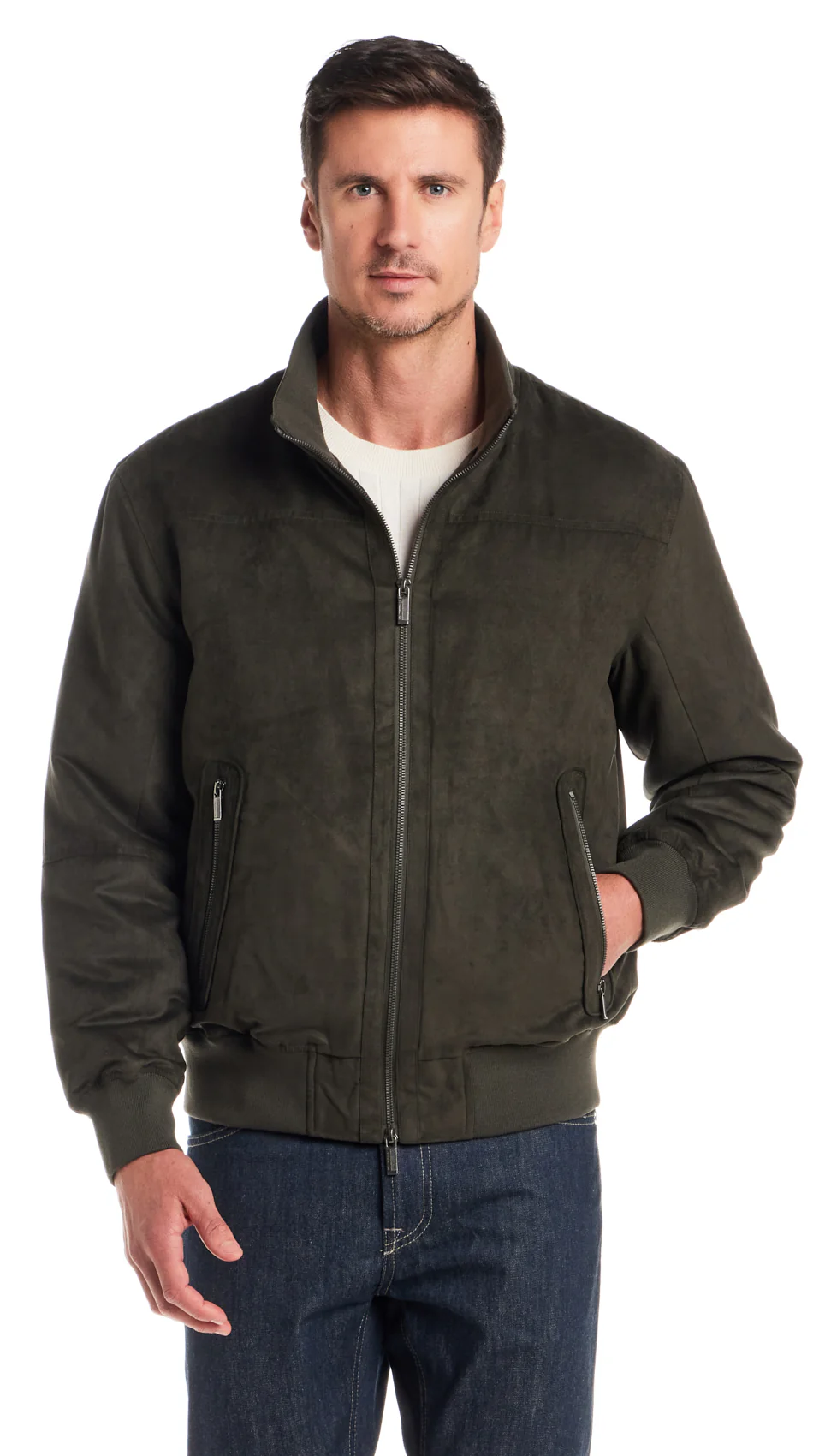 MICROSUEDE BOMBER JACKET - Image 9