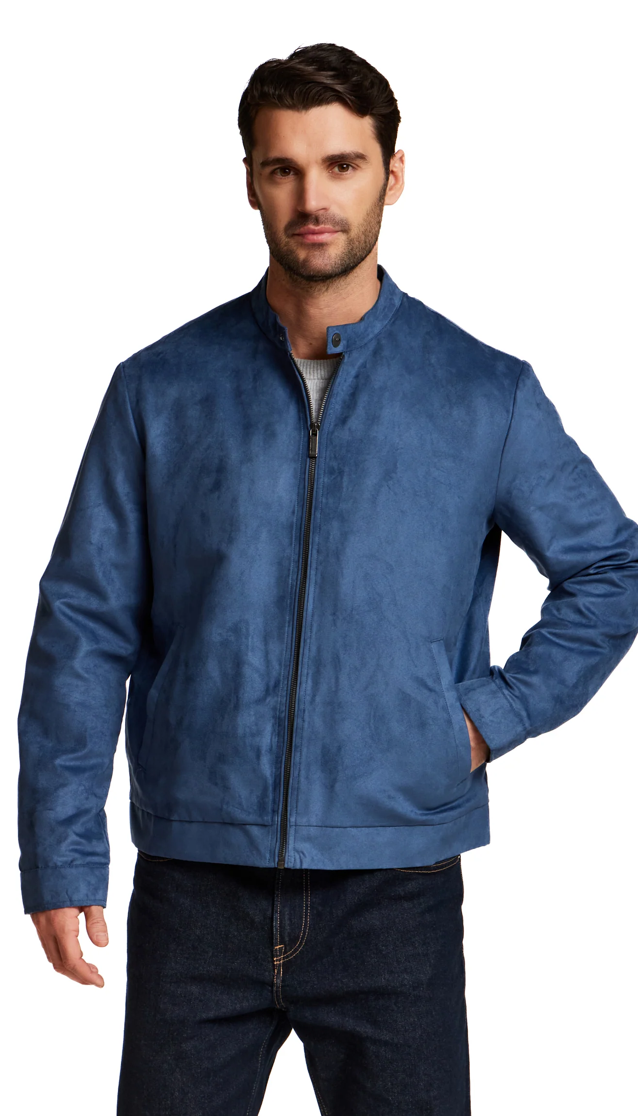 MICROSUEDE MOTO JACKET - Image 3