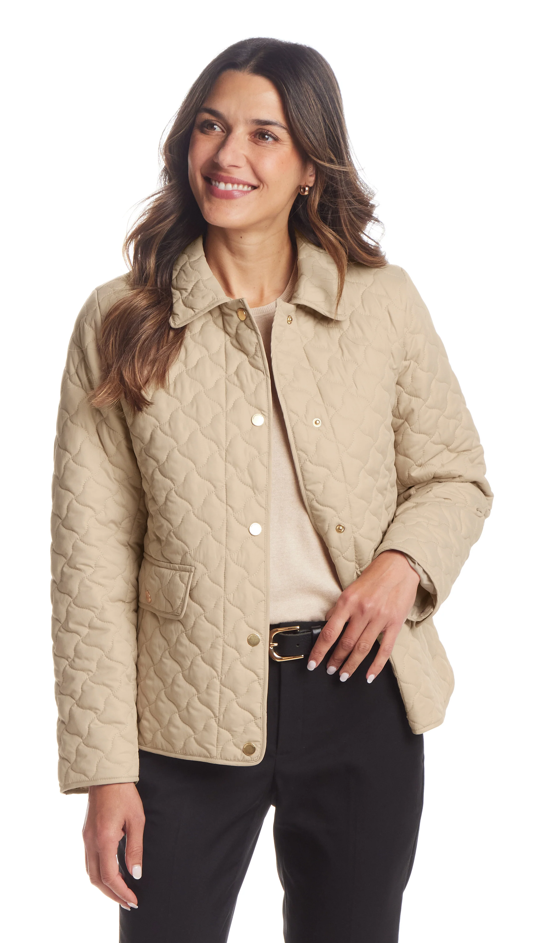 MODERN QUILTED BARN JACKET - Image 9