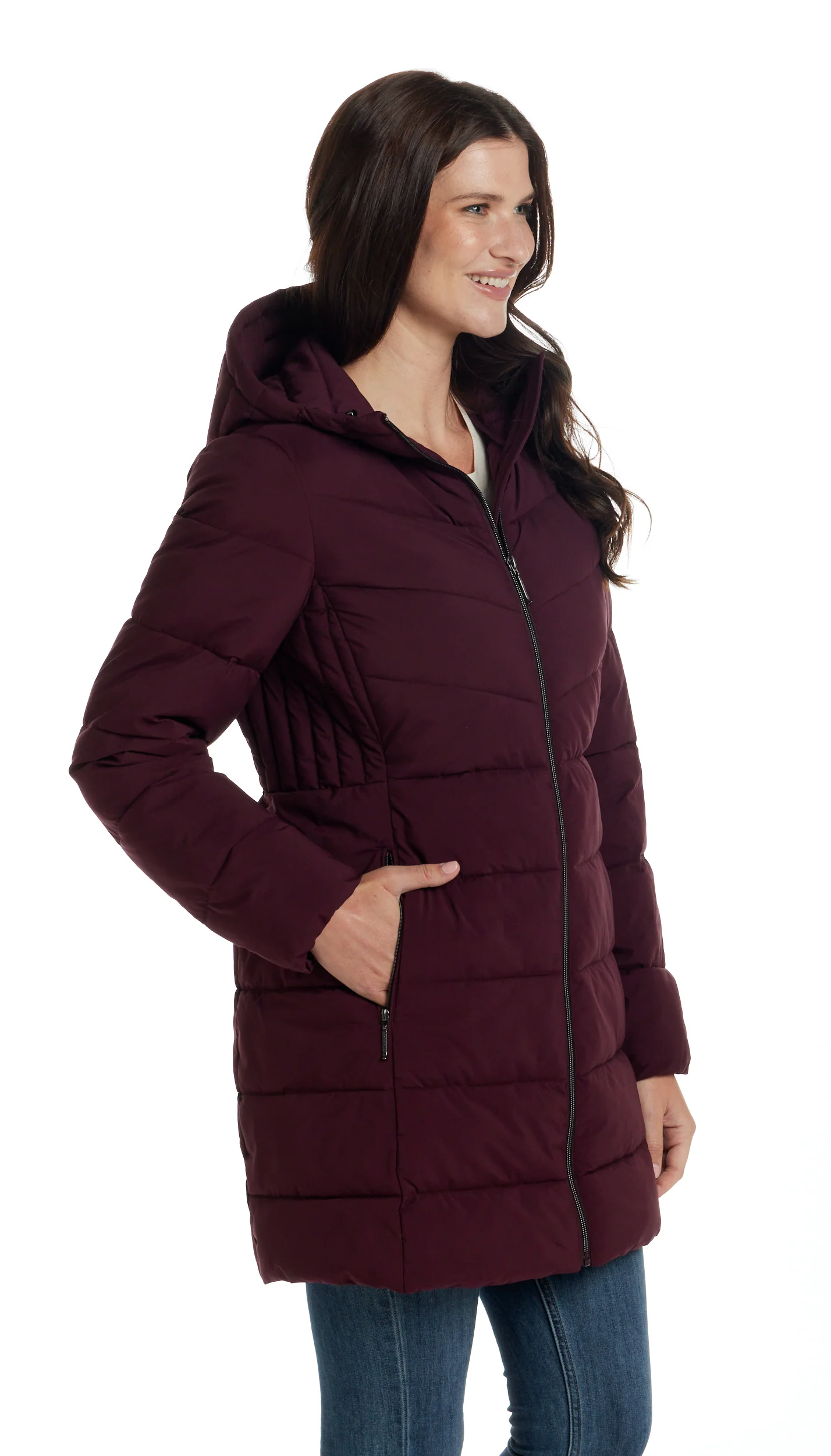 MODERN STRETCH PUFFER COAT - Image 6
