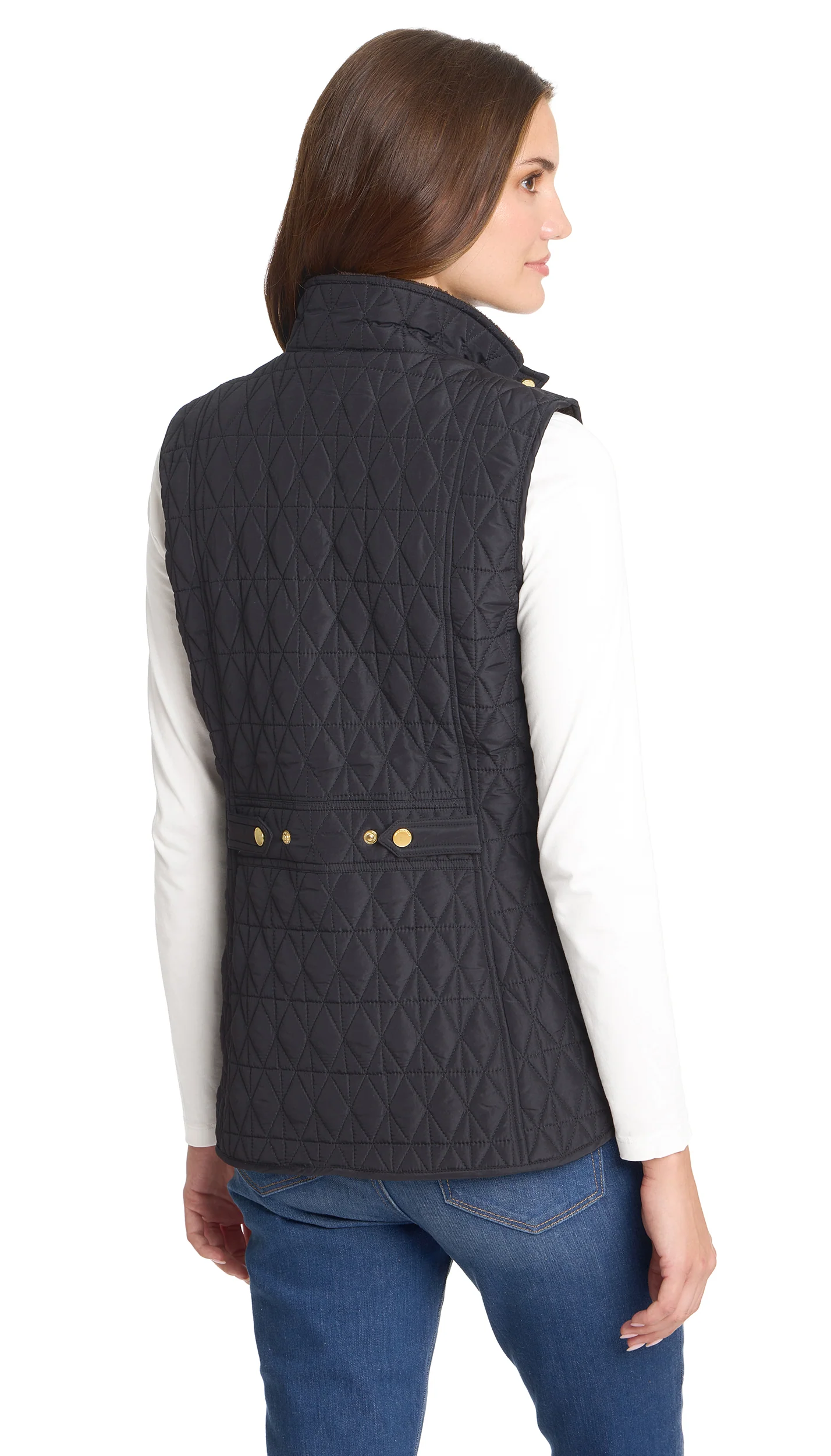 MULTI QUILTED PLUSH LINED VEST - Image 12