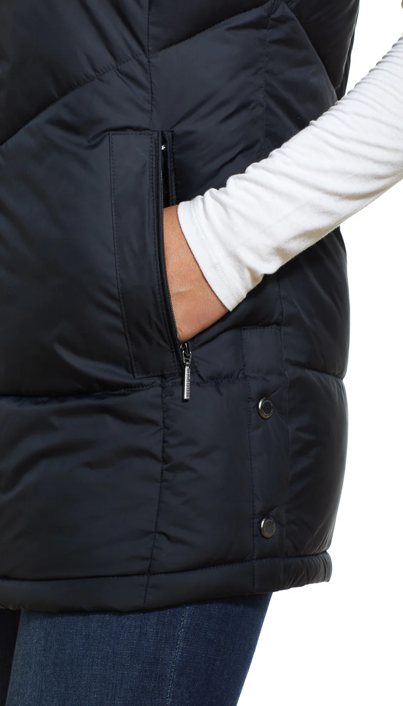 LONG PUFFER VEST - F20120 - Image 4