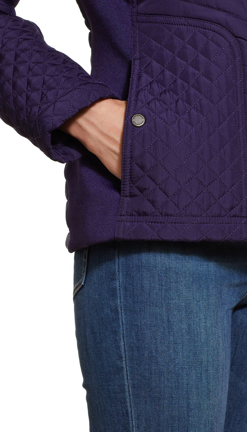 QUILTED JACKET WITH SIDE STRETCH - Image 4