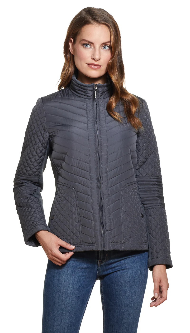 QUILTED JACKET WITH SIDE STRETCH - Image 5