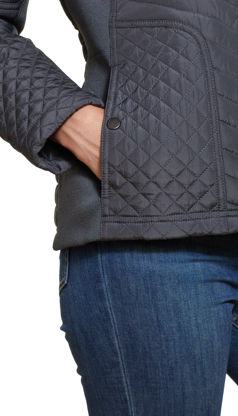 QUILTED JACKET WITH SIDE STRETCH - Image 8