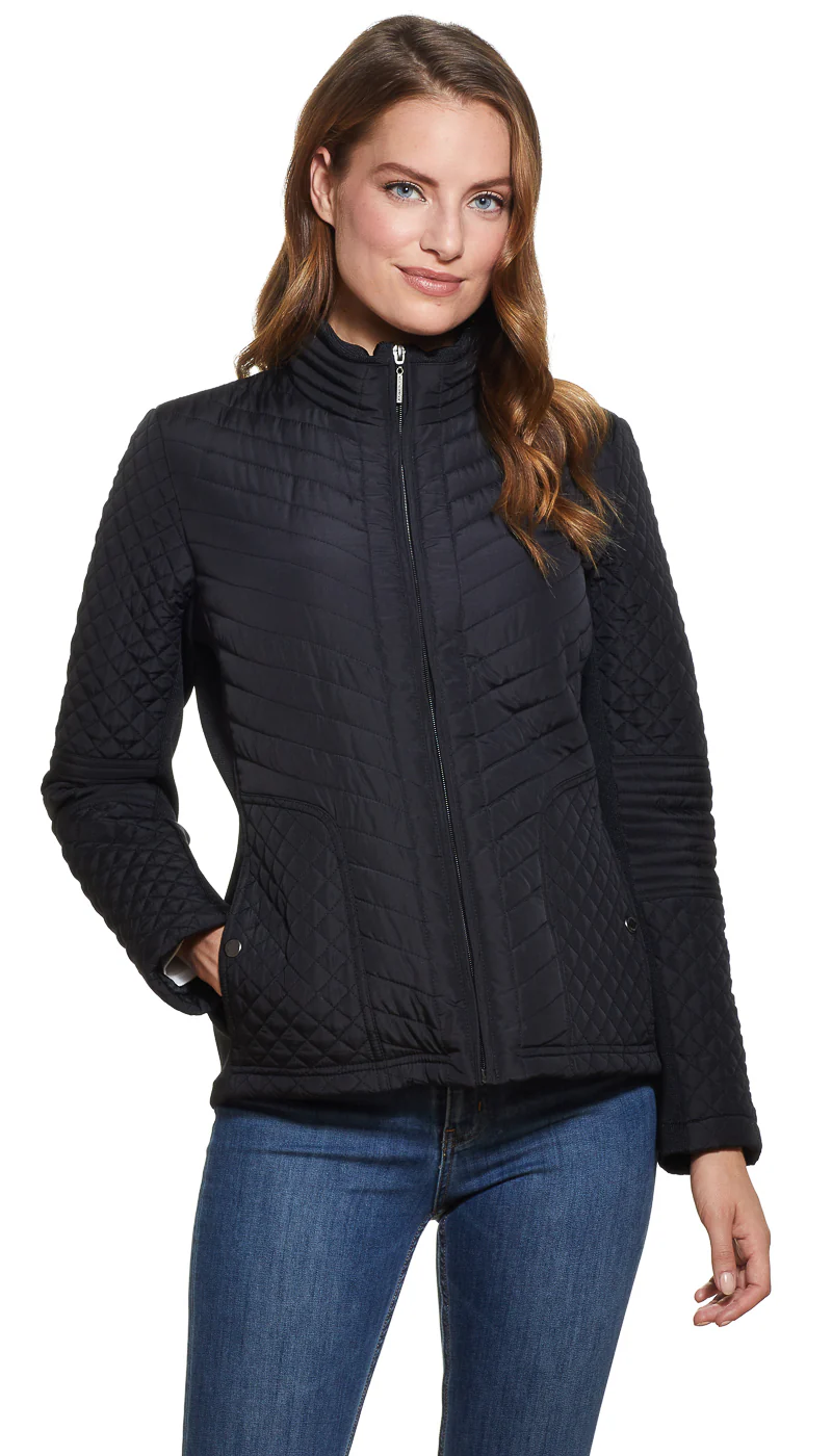 QUILTED JACKET WITH SIDE STRETCH - Image 9