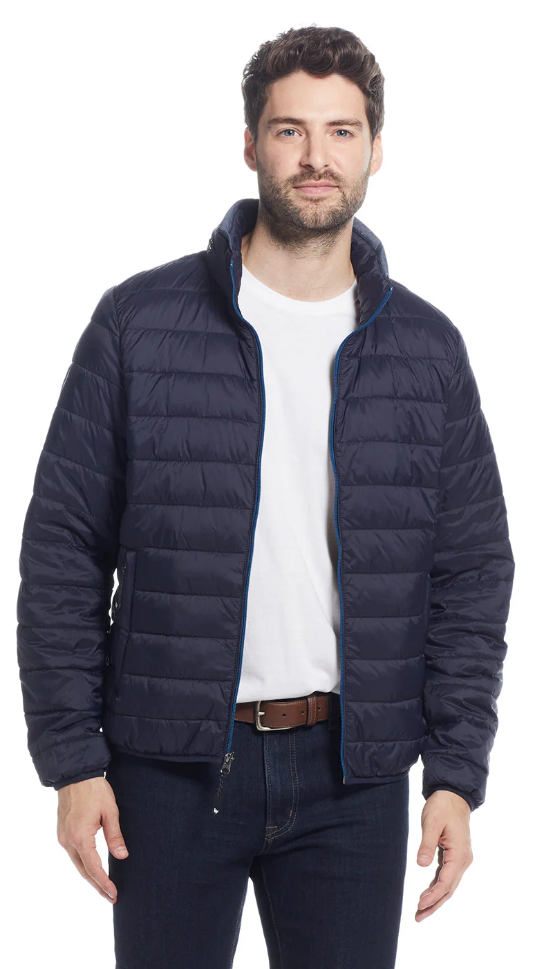 PILLOW PAC PUFFER JACKET - NAVY - Image 5