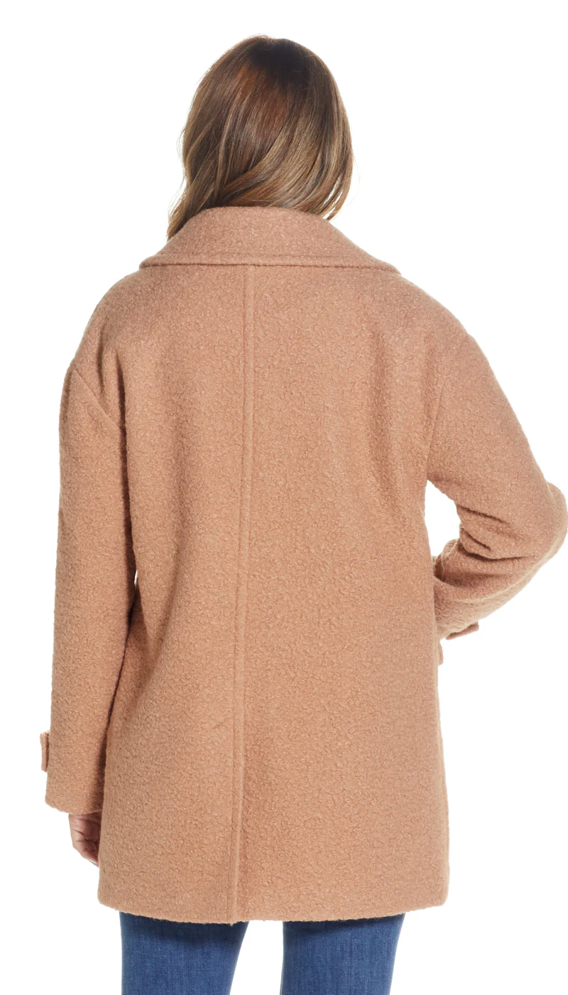 POLY BOUCLE PEA COAT - Image 9