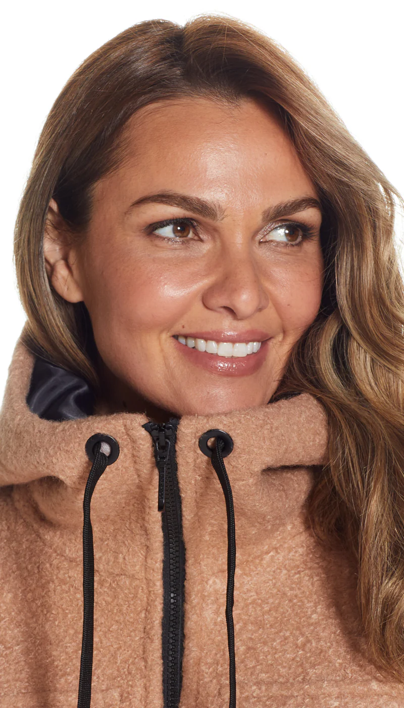 POLY BOUCLE ZIP SHACKET - Image 21