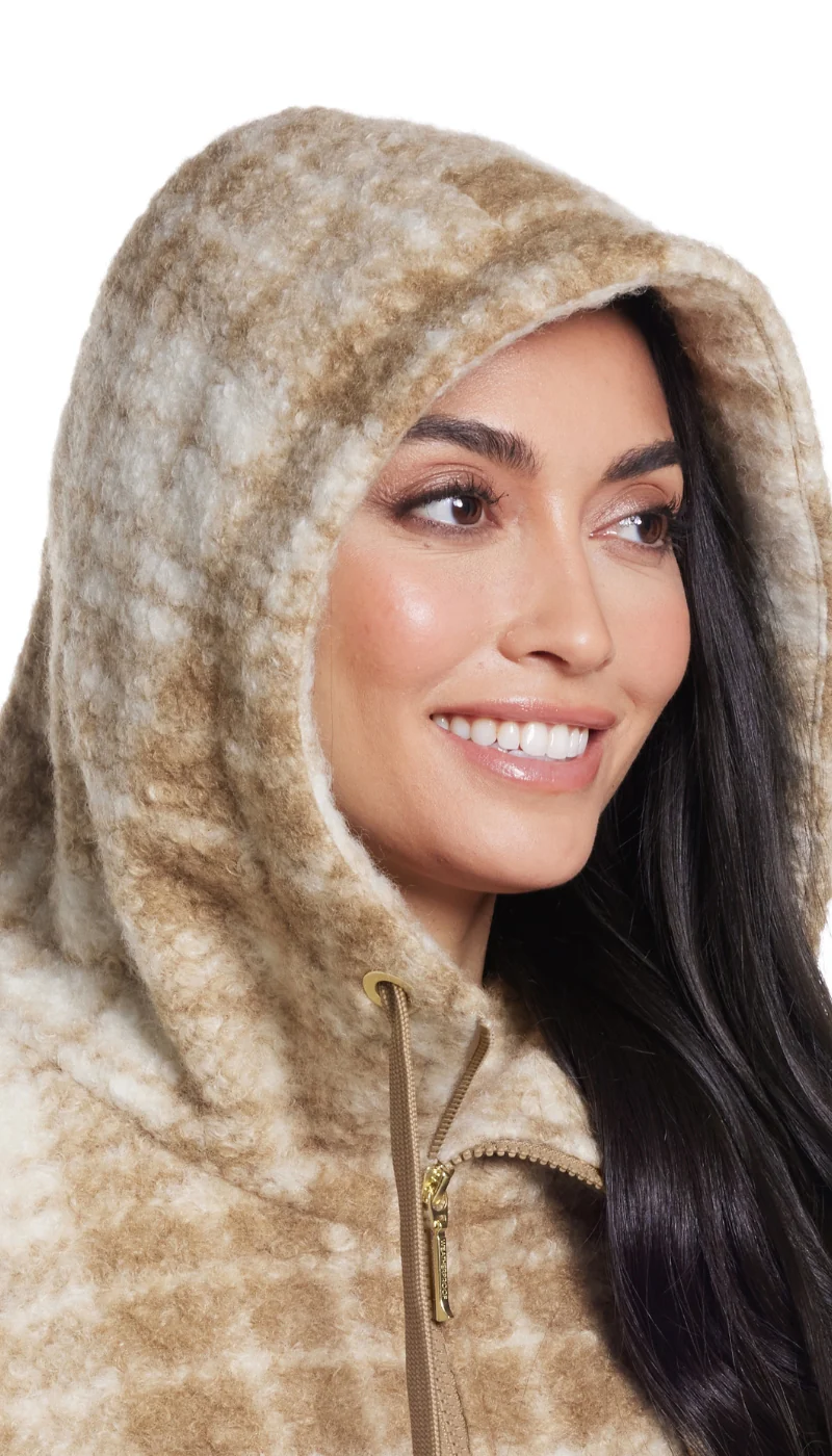 POLY BOUCLE ZIP SHACKET - Image 3