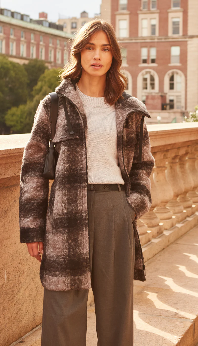 POLY BOUCLE ZIP SHACKET - Image 5