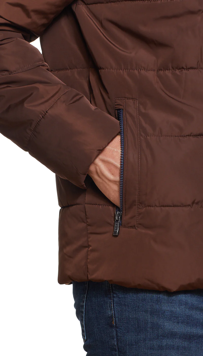 PUFFER JACKET - CINNAMON - Image 6