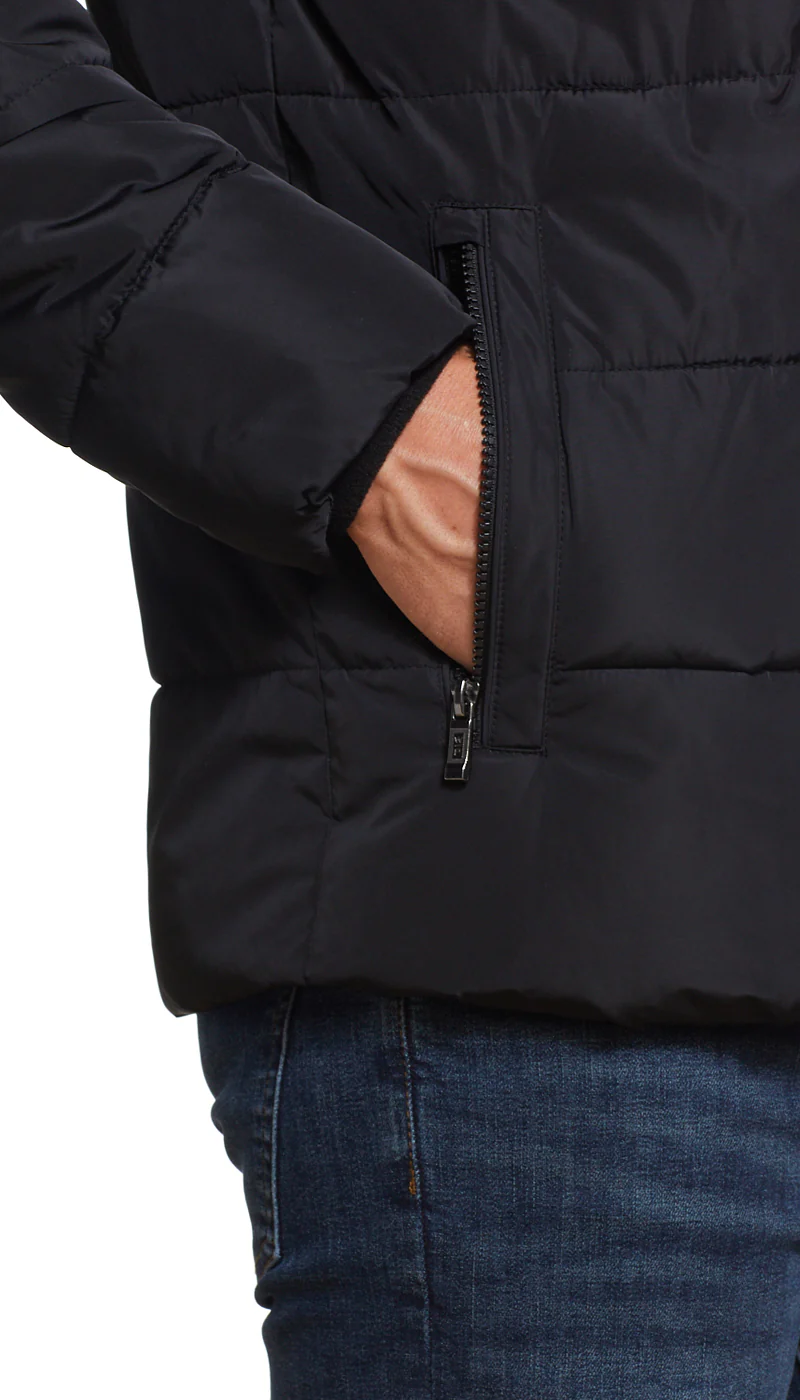 PUFFER JACKET - BLACK - Image 6