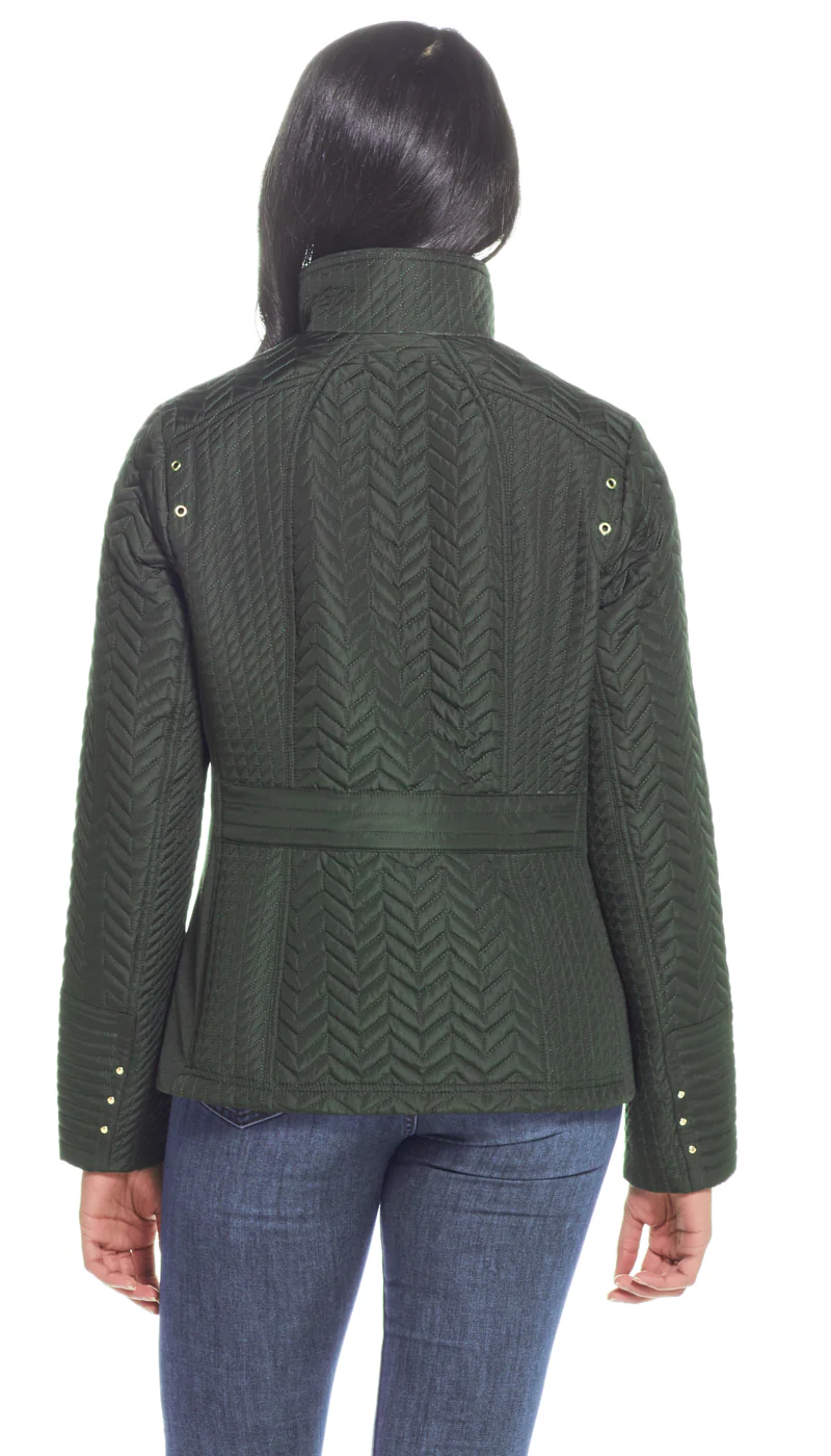QUILTED JACKET WITH SIDE STRETCH - Image 3