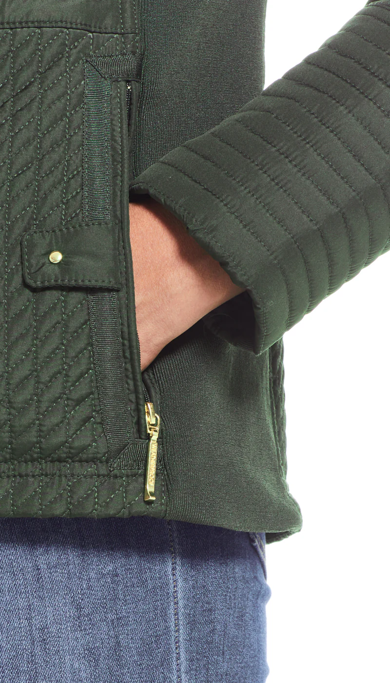 QUILTED JACKET WITH SIDE STRETCH - Image 5