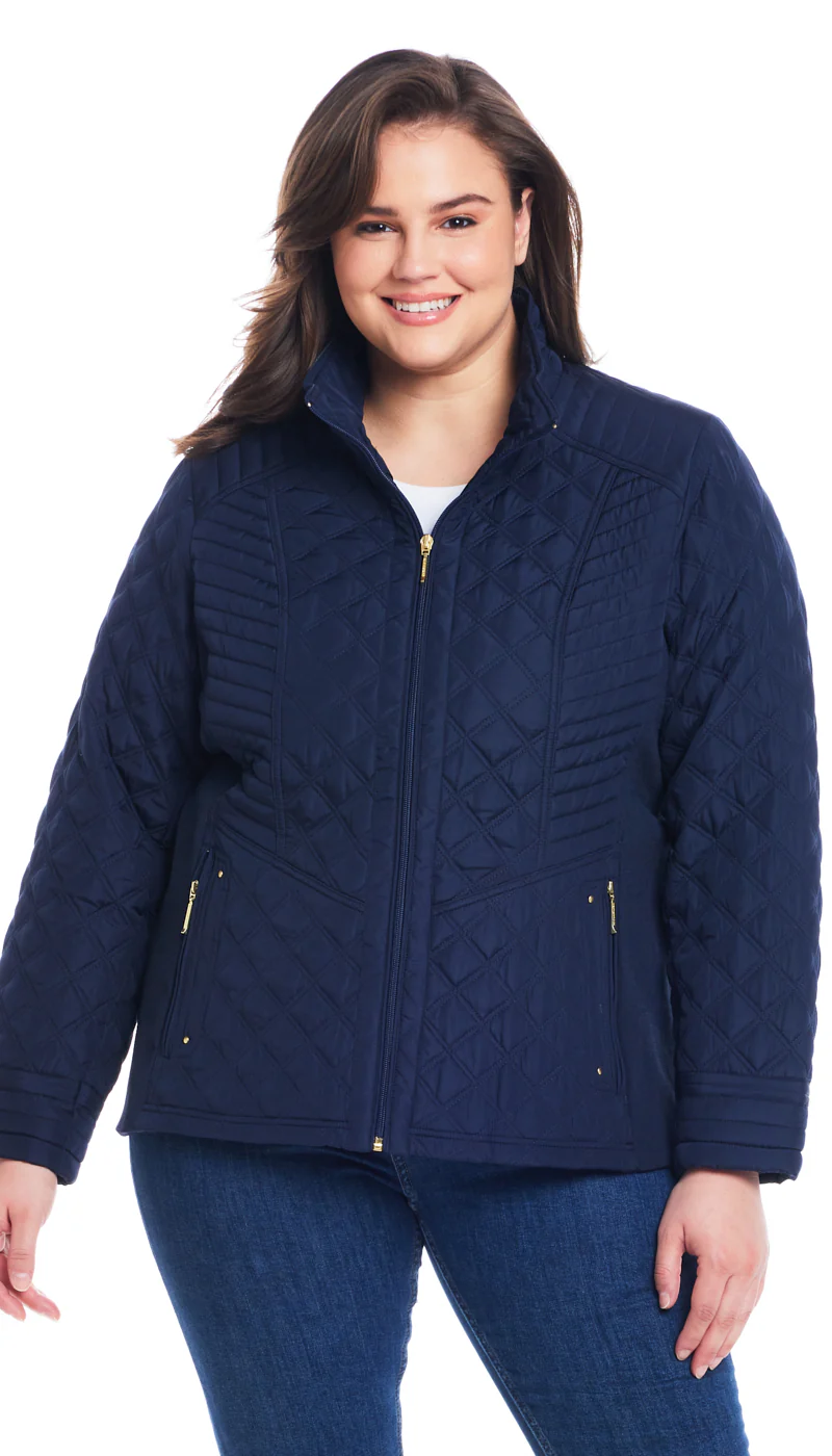 QUILTED JACKET WITH SIDE STRETCH - Image 2