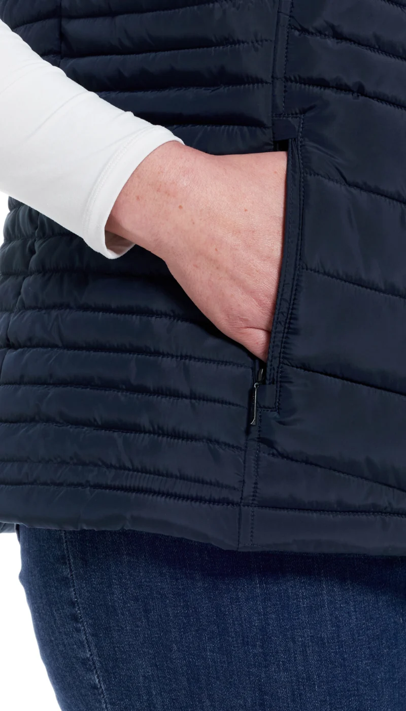 QUILTED PUFFER VEST WITH PLUSH LINING - Image 10