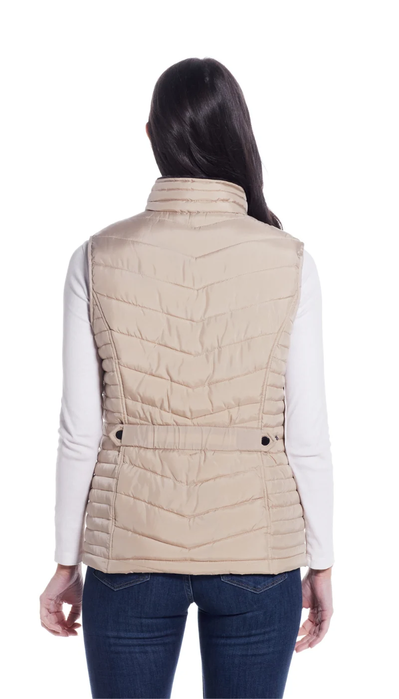 QUILTED PUFFER VEST WITH PLUSH LINING - Image 17