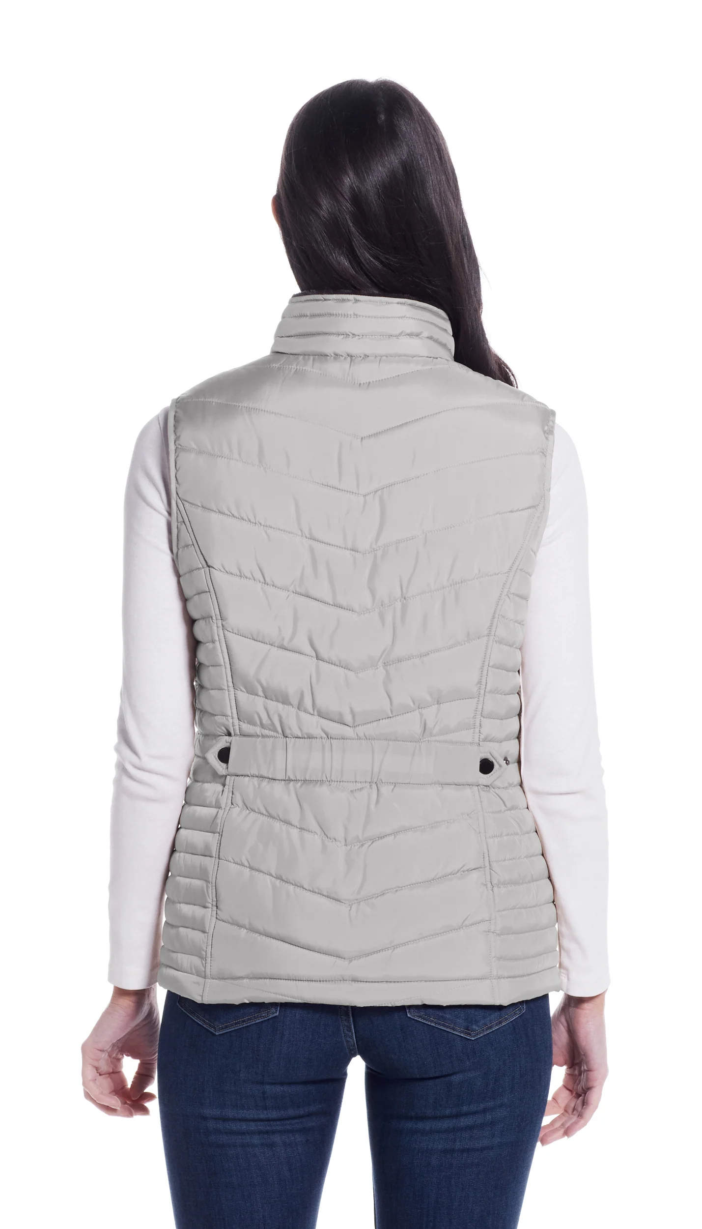 QUILTED PUFFER VEST WITH PLUSH LINING - Image 23
