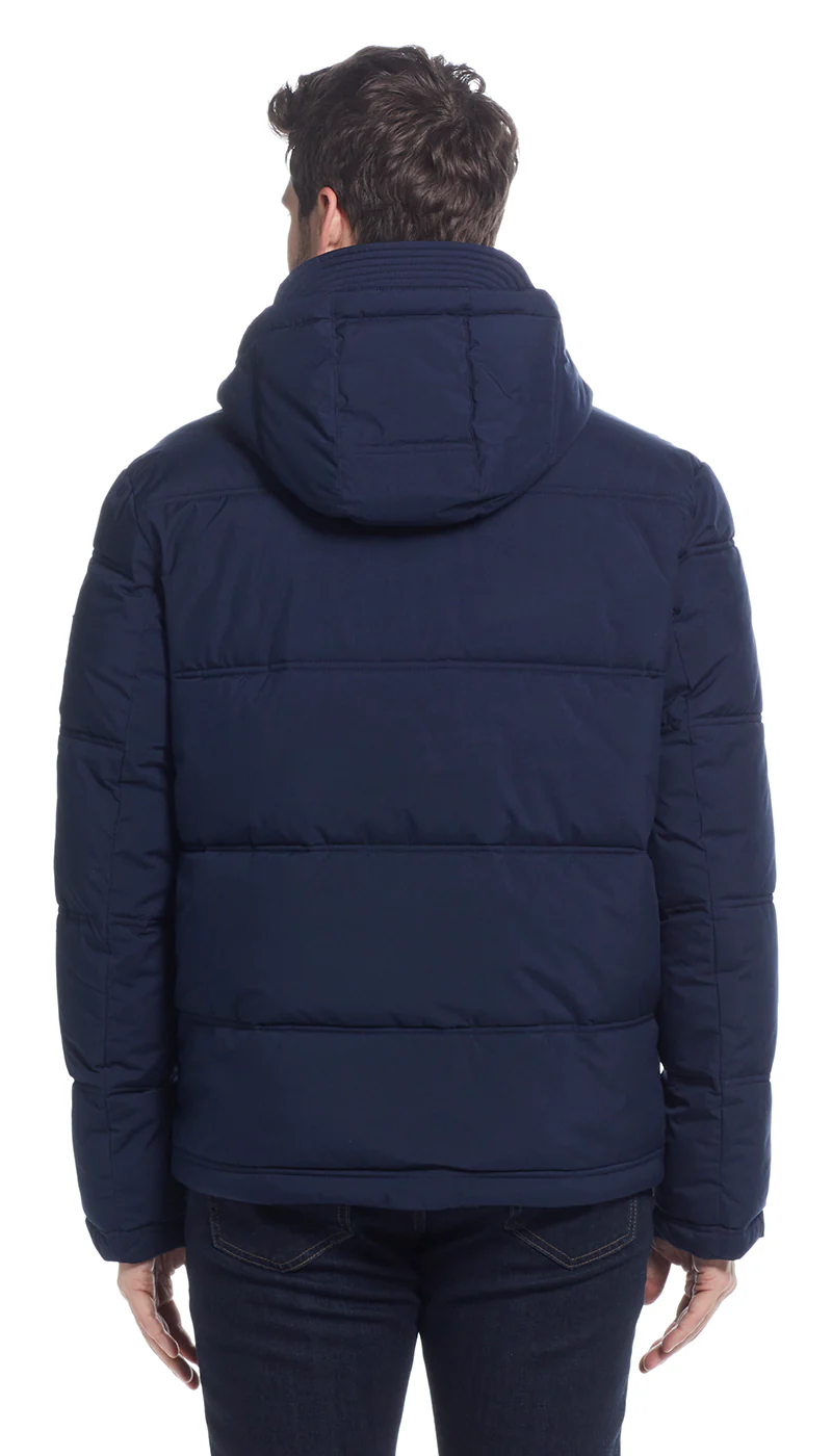 QUILTED PUFFER WITH ATTACHED HOOD - Image 13