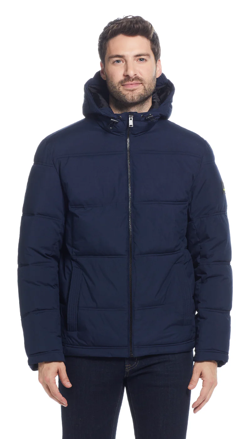 QUILTED PUFFER WITH ATTACHED HOOD - Image 14