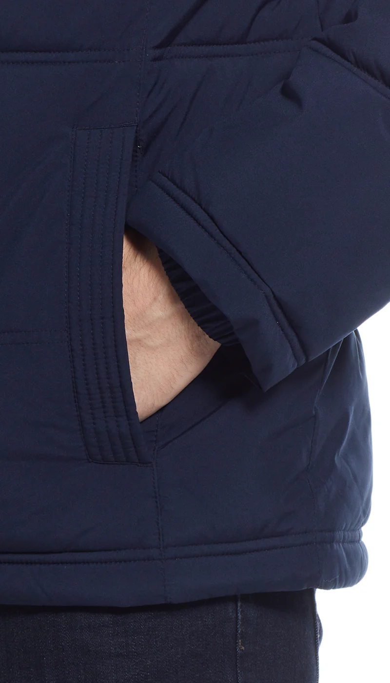 QUILTED PUFFER WITH ATTACHED HOOD - Image 17