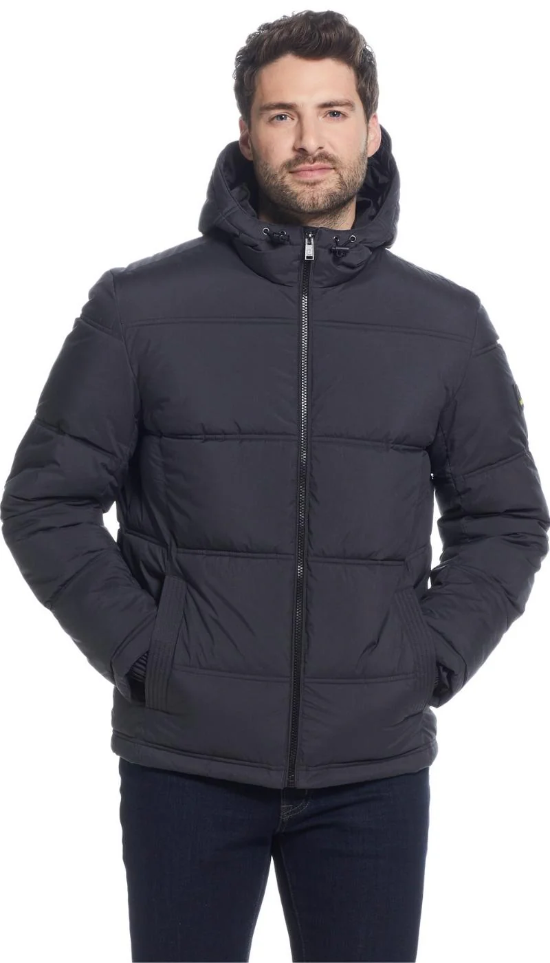 QUILTED PUFFER WITH ATTACHED HOOD - Image 23