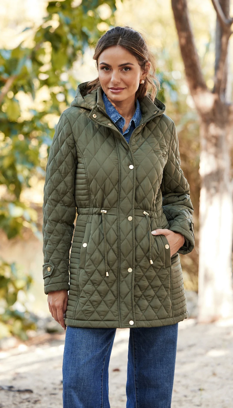 QUILTED WALKER WITH OUTER DRAWCORD - Image 4