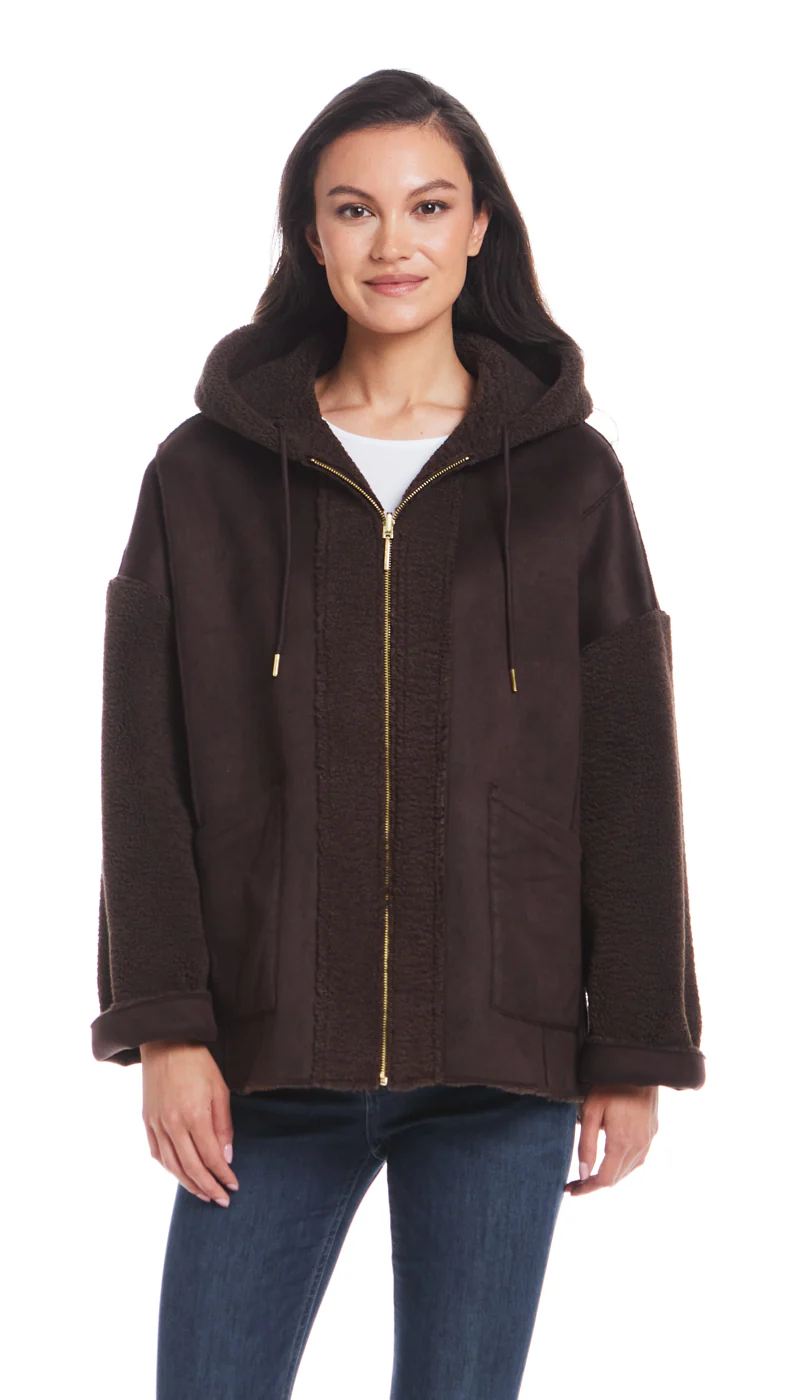 REVERSIBLE FAUX SHEARLING - Image 20