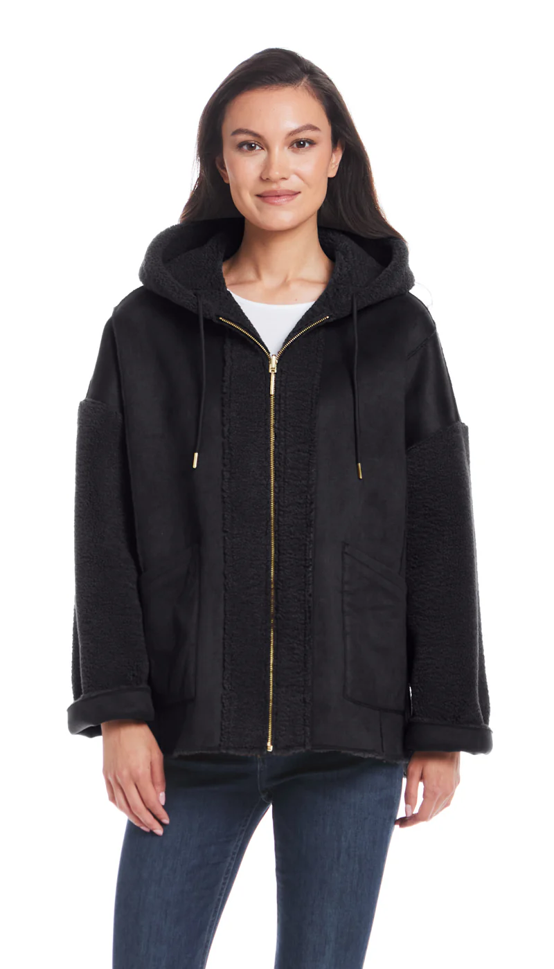 REVERSIBLE FAUX SHEARLING - Image 30