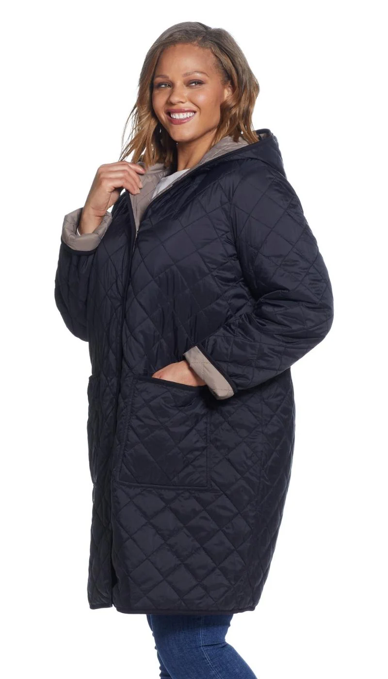 REVERSIBLE HOODED DUFFLE - Image 20